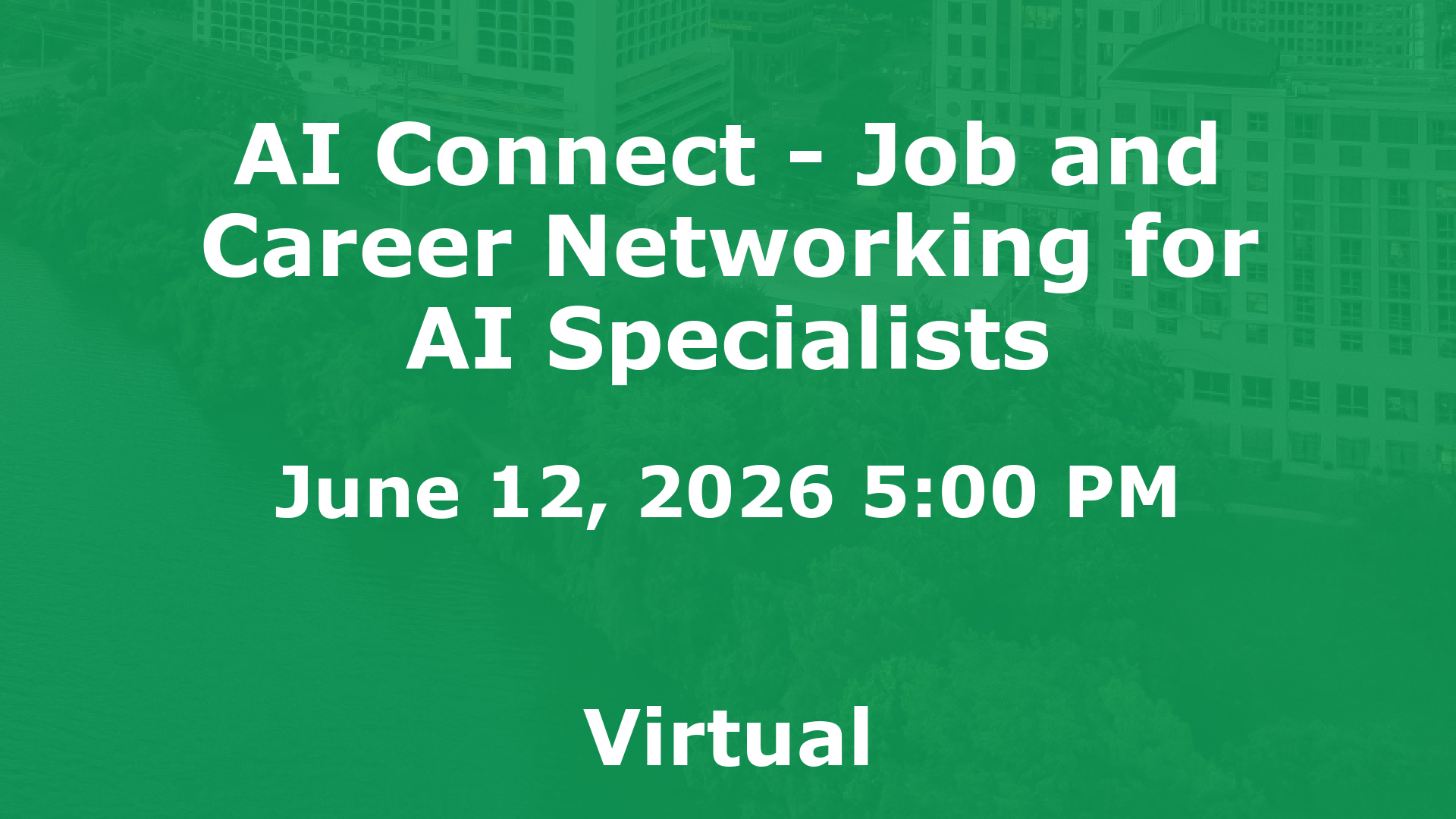 AI Connect - Job and Career Networking for AI Specialists event image